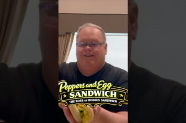 Breakfast Sandwich Peppers and Eggs    (Mafia Style Recipe). #shorts #viral #foodie