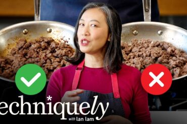 The Simple Ingredient that Will Improve Any Ground Meat | Techniquely with Lan Lam