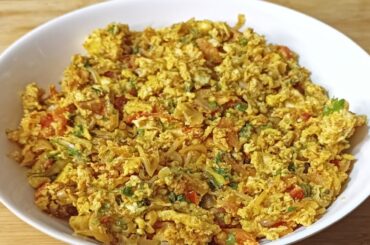 Egg Pepper Fry Recipe | How To Make Egg Pepper Fry Recipe | by Cook With Nazia