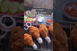 KFC Style Crispy & Juicy Chicken Drumsticks 🍗🔥 | Secret Recipe Revealed | Dipar Heshel #ytshorts