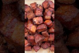 Burnt Ends Recipe on the Lone Star Grillz Offset Smoker #shorts #burntends #lonestargrillz