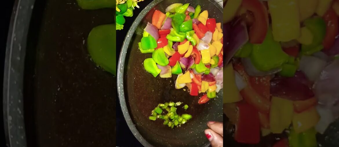 chilli paneer banane ka tarika 👌😋 ||#shortsfeed #youtubeshorts #viral #recipe