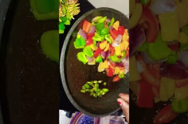 chilli paneer banane ka tarika 👌😋 ||#shortsfeed #youtubeshorts #viral #recipe