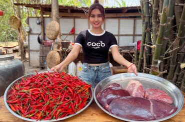 Amazing cooking chili and beef liver stir-fry recipe