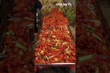 Garlic Chili Crawfish | Irresistible Seafood Dish #shorts #amthuc #cookjoy #cooking #cook