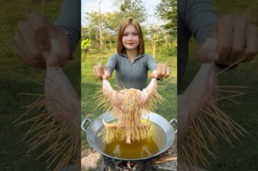 Cooking chicken crispy recipe with chili sauce