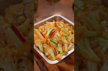 Salt & Pepper Cauliflower | Crispy Garlic Pepper Gobi Recipe #short #shortsfeed #food #recipe #viral