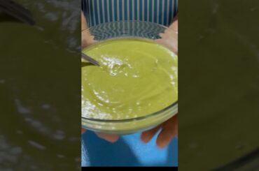 Ají verde muy sabroso #receta #cocina #aguacate #salsaverde
