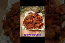 Jackfruit Chilli Recipe/Chilli Recipe 😋🤩#chilli#jackfruit#shortsvideo#food#reels#ytshorts#anuradha