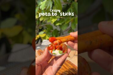 Crispy Potato Sticks #shorts #youtubeshorts #shortsfeed