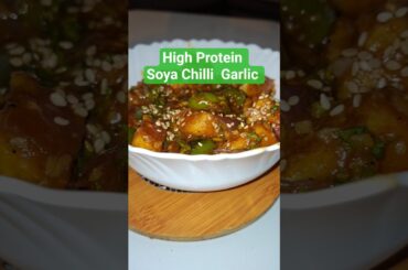 Soya Paneer(Tofu) Chilli Garlic |#food #shorts #shortsfeed #trendingshorts #viralvideo #soyapaneer