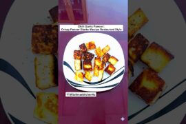 Chilli Garlic Paneer | Crispy Paneer Starter Recipe Restaurant Style #shorts