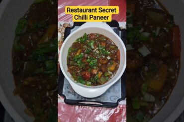 Restaurant Secret Chilli Paneer #shorts #chillipaneer #lifewithseemaraj