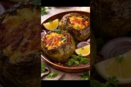 bharwa shimla mirch 😲😳🫑#food #recipe #cooking #foodie