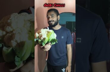 Dry Gobi Chilli Recipe | Veg Manchurian Recipe #manchurianrecipes  #recipe #shorts #manchurian