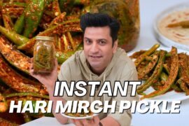 Instant Green Chilli Pickle | 5 Min में मिर्च का अचार | Kunal Kapur Recipes