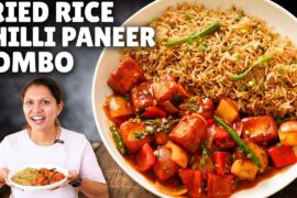 होटल जैसा फ्राइड राइस और चिली पनीर | Chilli Paneer and fried rice Recipe | Combo by KabitasKitchen