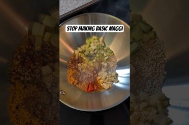 Upgrading our childhood Maggi 📺✨ (10 min chilli oil upgrade) #recipe #maggi #nostalgia #recipe