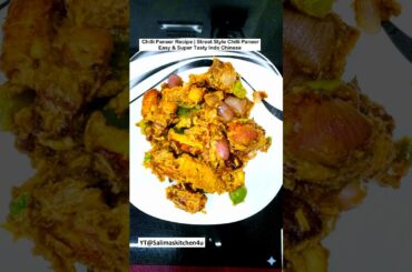 Chilli Paneer Recipe | Paneer Chilli Recipe | Crispy & Spicy Chilli Paneer Like Street Food #shorts