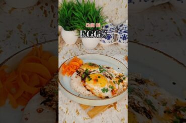 Chilli oil eggs recipe | Sunny side up eggs | Egg recipe | Poach eggs | Sister’s Spoon #recipe #food