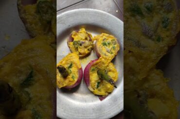 Spicy Egg Onion Chilli Snack 🌶️🔥 | Easy Street Food Style Recipe #Shorts #short #shortsfeed