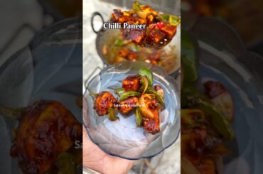 Chilli paneer 🧀 🌶️  #chilli #chillipaneer #viral #recipe #cooking