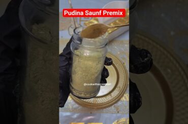 Summer Cooler Recipe | Pudina Saunf Premix Recipe Easy Summer Drink | Saunf Ka Sharbat #summerdrink