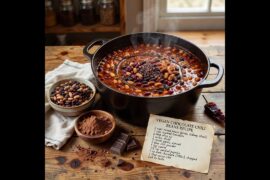 Vegan Chocolate Chili 🌱🍫 | Rich, Spicy & Easy Plant-Based Recipe! #VeganRecipes #ChocolateChili