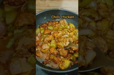Spicy Chilli Chicken Recipe 😋🔥 Restaurant Style Chicken Chilli at Home | Easy & Tasty#youtubeshorts