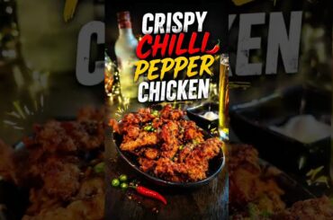 Crispy Chilli Pepper Chicken 🔥 | Easy Party Snack | Bachelor Recipe