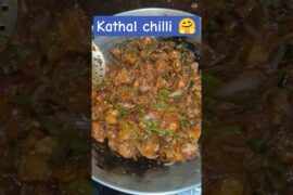 Kathal Chilli Banane Ka Tarika❤️‍🔥 | Restaurant Style Jackfruit Chili #shorts #viral #cooking #chili
