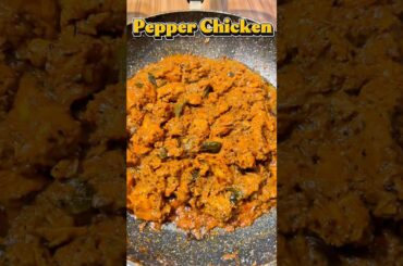 🍗🔥 Easy Pepper Chicken - Kerala Style   #shorts #viral #pepperchickenrecipe #indianfood