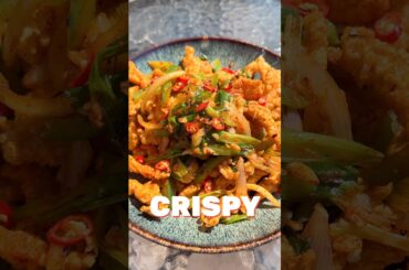 Chinese Takeaway Crispy Smoked Chilli Chicken 🍗🔥 #recipevideo #crispychicken #chickenrecipe