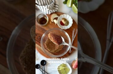 Make it at home 🔥 Homemade Fajita Seasoning #shorts #recipes #homemadefood