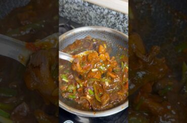 Buff chilli recipe #food #nepal #buffchilli
