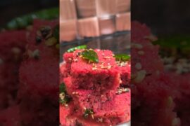 Beetroot Dhokla Recipe | Soft and  Healthy