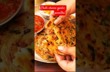 chilli cheese garlic paratha recipe #paratha#new recipe