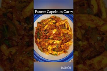 15-Minute PANEER CAPSICUM CURRY 🍛| Perfect Side Dish for Roti & 🫓 naan#cookwithbini30 #youtubeshorts
