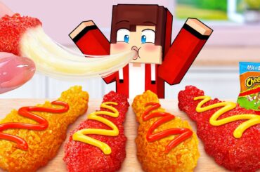 Oh My JJ Mukbang Food 🤤 Miniature Cheetos Ghost Pepper Fried Chicken Recipes 🌶️ Tina Mini Cooking