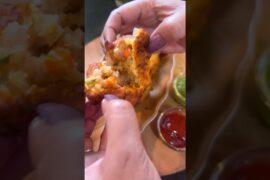 Street Style Crispy Bread Pakoda in 30 Seconds 🍞🔥 #shorts #recipe