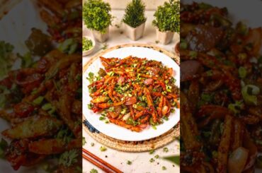 Crispy Chilli Potato Recipe 😍 Market Style Chilli Potato at Home | चिली पोटैटो कैसे बनाएं#ytshorts