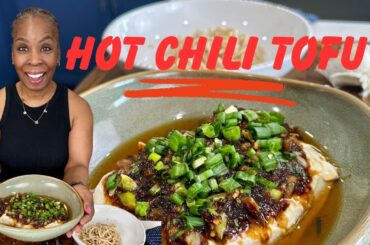 This Hot Chili Tofu Is Addictive 🔥 (Silken Tofu Recipe in Minutes)
