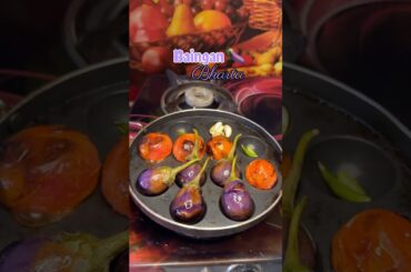 Made baingan bharta 🍆 in appe pan #shorts #recipes