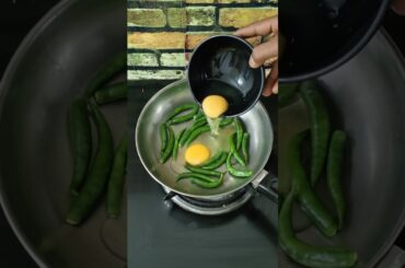 egg and green chilli recipe