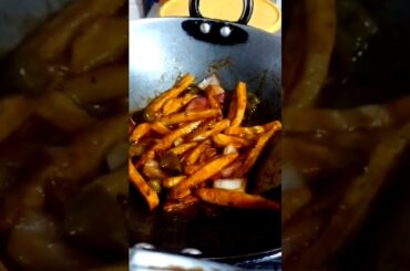 chili potato recipe|potato snacks|testy& quick recipe|restaurant style |#youtubeshorts #vuralvideo
