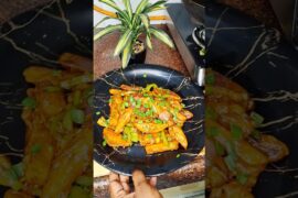 Potato chilli.#food #cooking #recipe #shorts