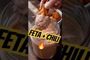 👉 Diese Feta Chili Sauce macht süchtig 🇬🇷🌶️ #recipe #food  #dips