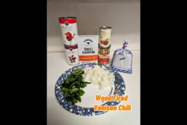 Wood Fired Venison Chili. #chili #wildgamecooking #venison #deerhunting