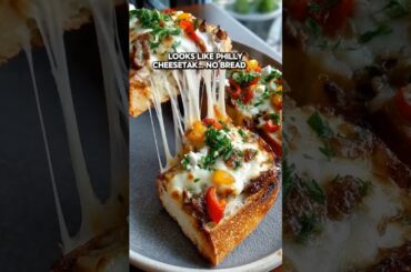 🥖🔥 Cottage Cheese Philly Cheesesteak Pepper Boats #yotubeshorts #recipe #bonnecuisine  #explore