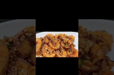 Butter garlic prawns recipe/Chilli garlic prawns recipe #shorts #shortvideo #buttergarlicprawns